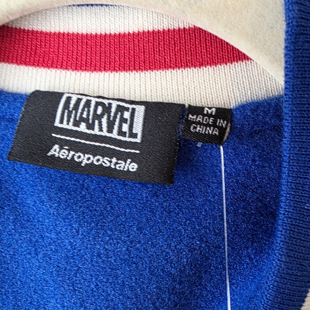 Marvel Avengers Blue and Cream Adult Jacket - Picture 3 of 9